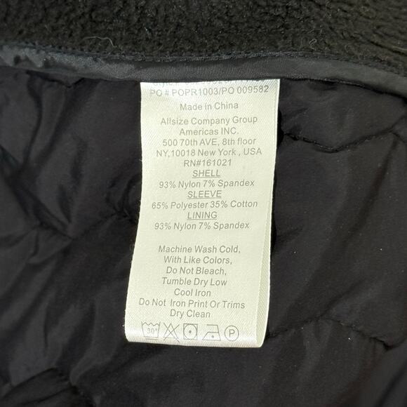 Carbon 2 Colbat Men's Size L Quilted Puffer Jacket Coat Black Casual Classic - Picture 7 of 9